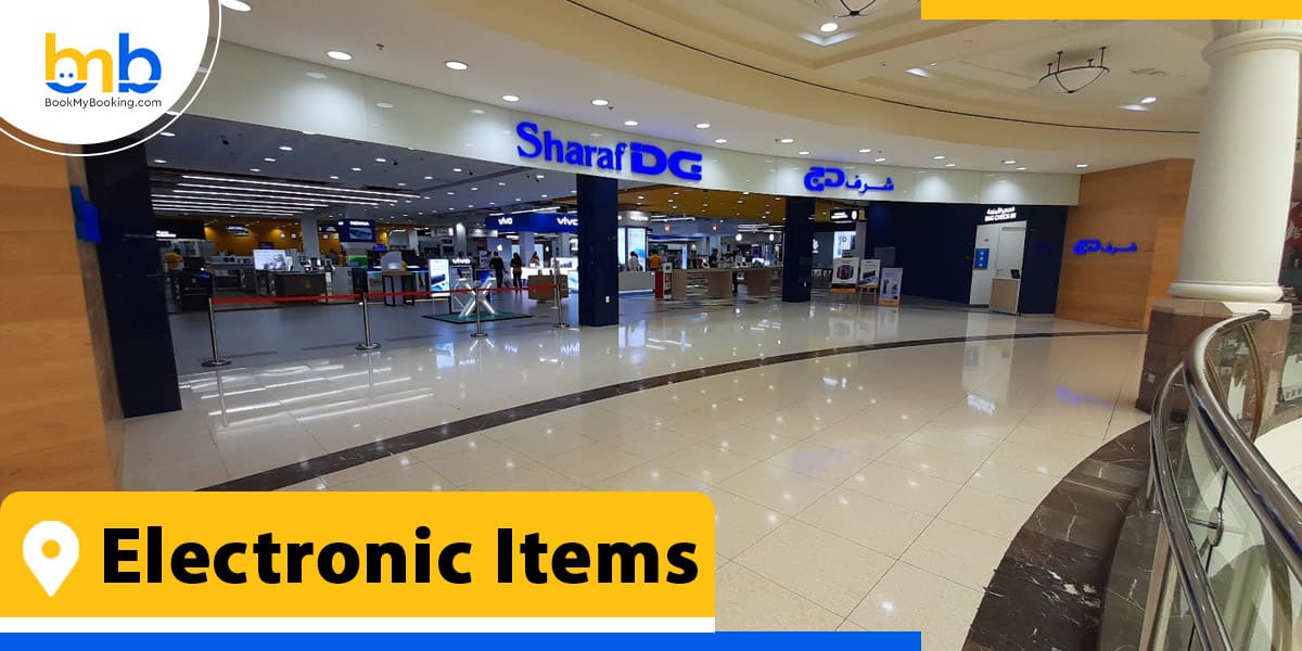 electronic items from bookmybooking